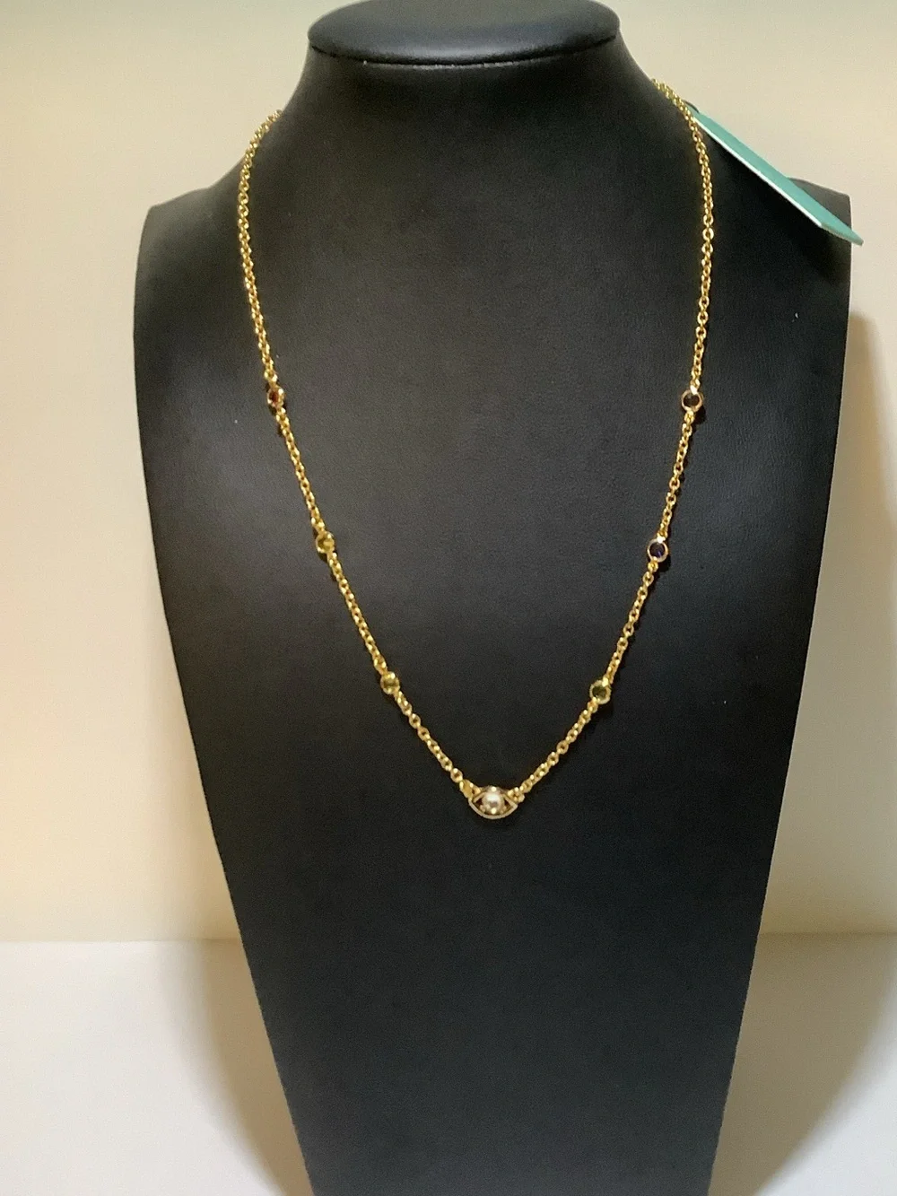 Kurt Geiger London Evil Eye Station Necklace New